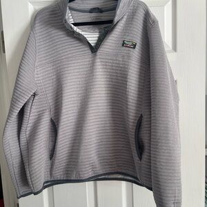 L.L. Bean women’s Zip Up Sweater in Light Gray size 3X